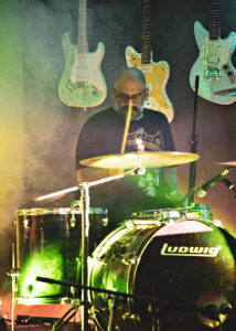 a picture of Swedey drummer Charles "Chuck" Hendrickson